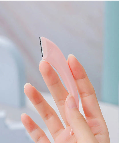 Eyebrow Trimming Knife Face Razor For Women Professional Eyebrow Scissors With Comb Brow Trimmer Scraper Accessories