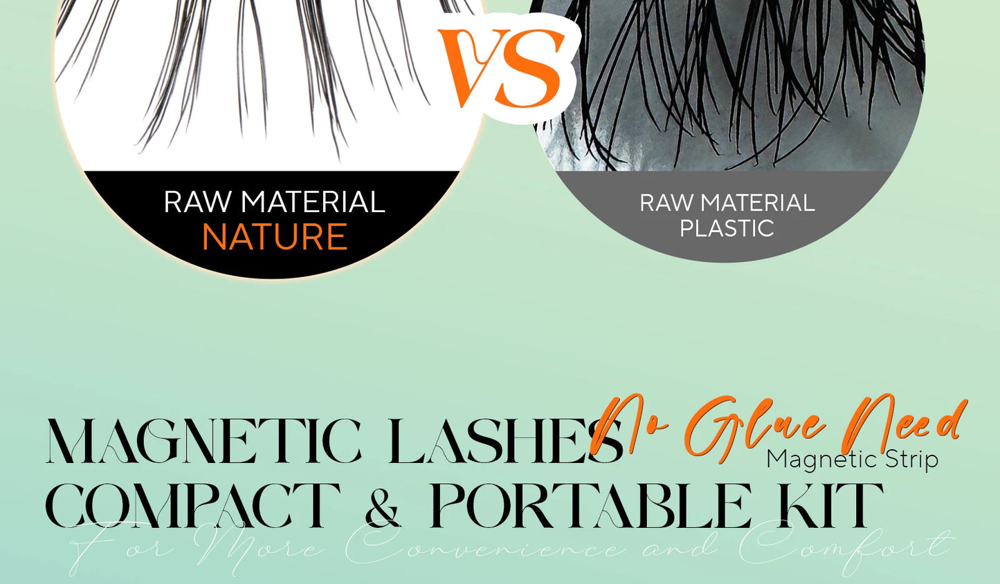 VYRILA Soft Magnetic Eyelashes No Glue Needed Reusable Natural Look 3D Lashes Easy Apply Soft Magnetic Lashes Kit for Eye Makeup RELUX.STORE