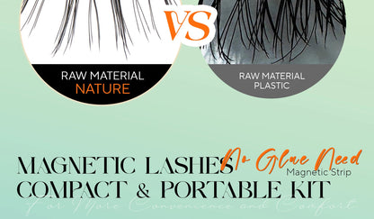 VYRILA Soft Magnetic Eyelashes No Glue Needed Reusable Natural Look 3D Lashes Easy Apply Soft Magnetic Lashes Kit for Eye Makeup RELUX.STORE