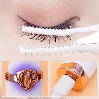 Naturally Curled Electric Eyelash Curler Intelligent Temperature Control Styling Make Up Eyelashes Curl Lasting Lash Curler Tool RELUX.STORE