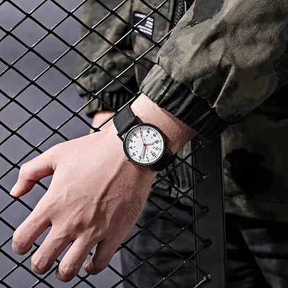 Fashion Men Watches Luxury Brand Fashion Mens Quartz Watch Luminous Male Clock Big Dial Waterproof Wristwatch Relógios Masculino
