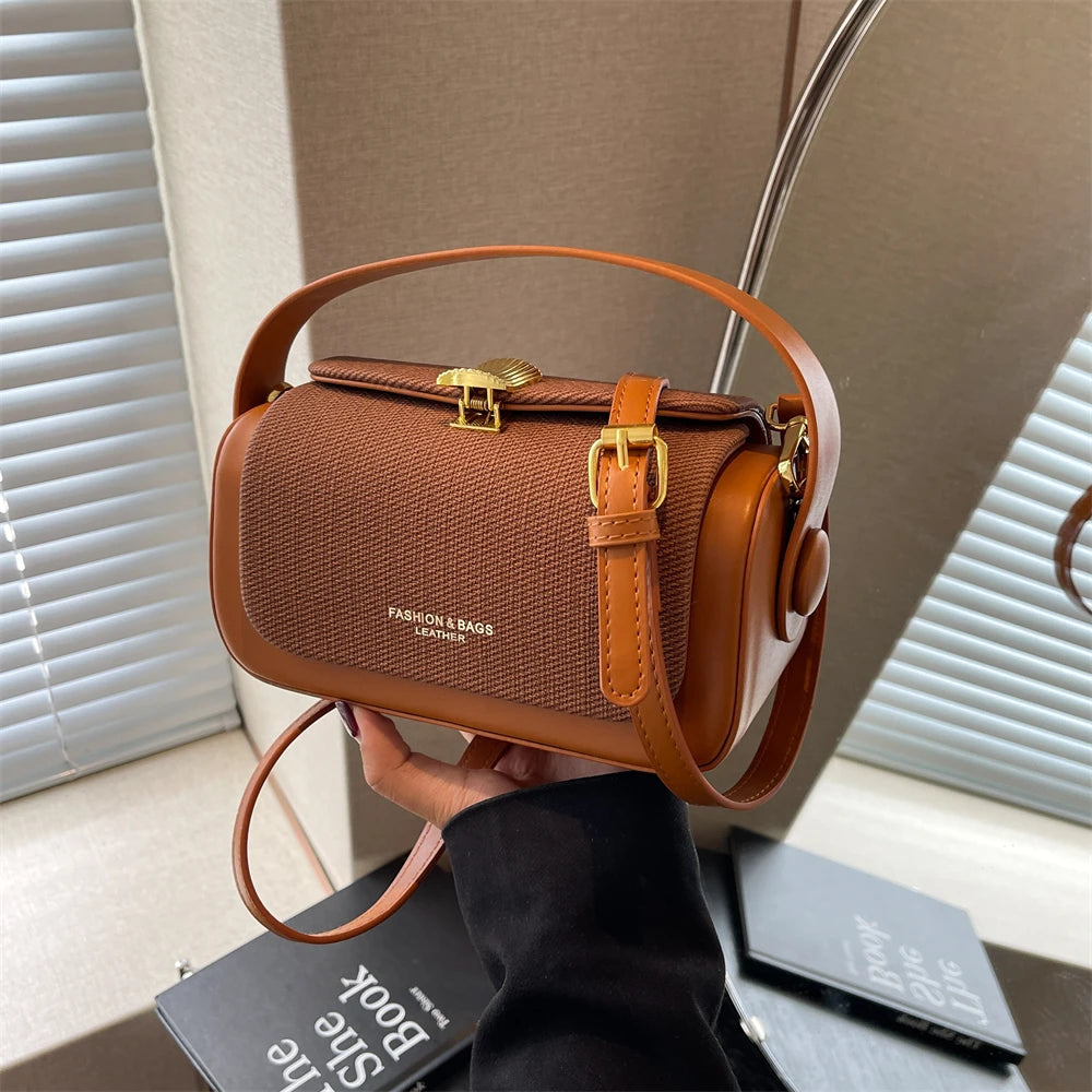 Simple Fashion Mini Square Women Crossbody Bags 2024 Luxury Designer Purses And Handbags Box Shape Pure Color Shoulder Satchels RELUX.STORE