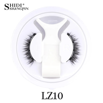 1 Pair Reusable Magnetic Eyelashes Tweezers Set Faux Mink Lashes Handmade 3D Natural False Eyelashes and Magnetic Tweezers Set RELUX.STORE