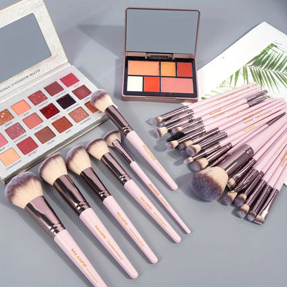 MAANGE 30pcs Professional Makeup Brush Set Foundation Concealers Eye Shadows Powder Blush Blending Brushes Beauty Tools with Bag RELUX.STORE