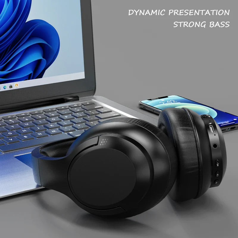 LDON L839 Bluetooth 5.3 Earphones Headphones Foldable Gaming Headset Sport Headphone with Mic Music Earbuds