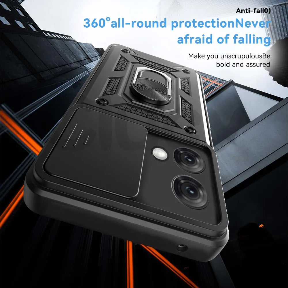 For Motorola Mote G84 G54 G34 G14 G53 G62 G42 G10 G20 G30 E22i E20 E30 E40 Case Slide Camera Shockproof Armor Protect Cover RELUX.STORE