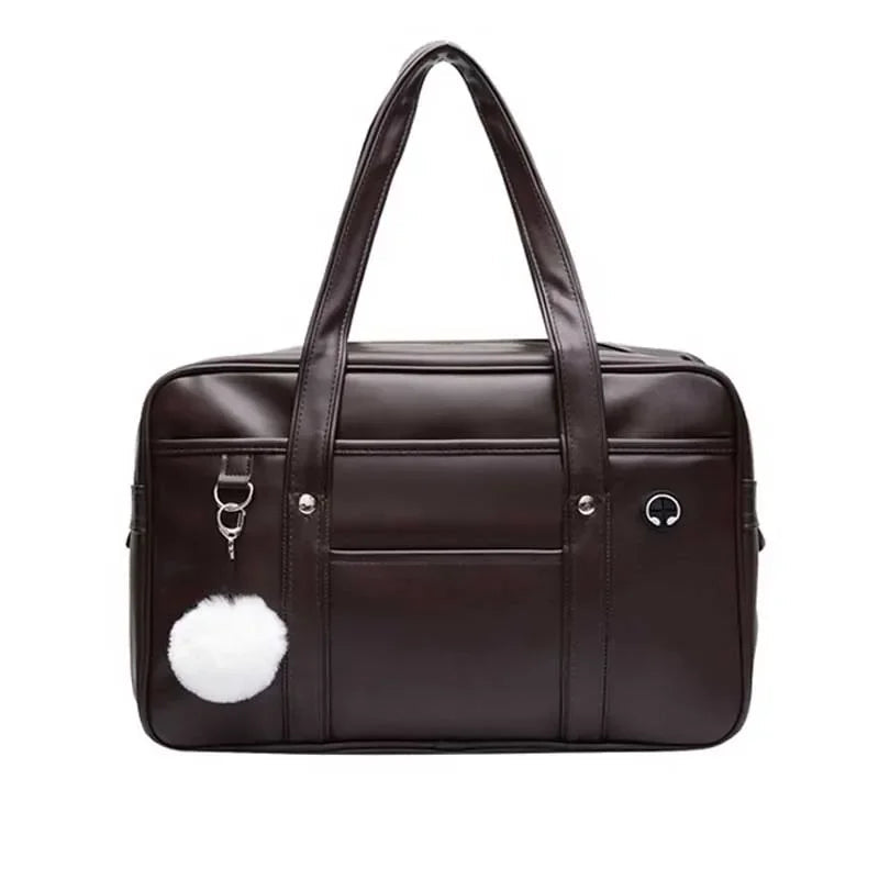 Japanese Casual PU Shoulder Bag Junior High School Students School Bag Handbag Anime Uniform Bag Tote Bags for Women Bolsos RELUX.STORE