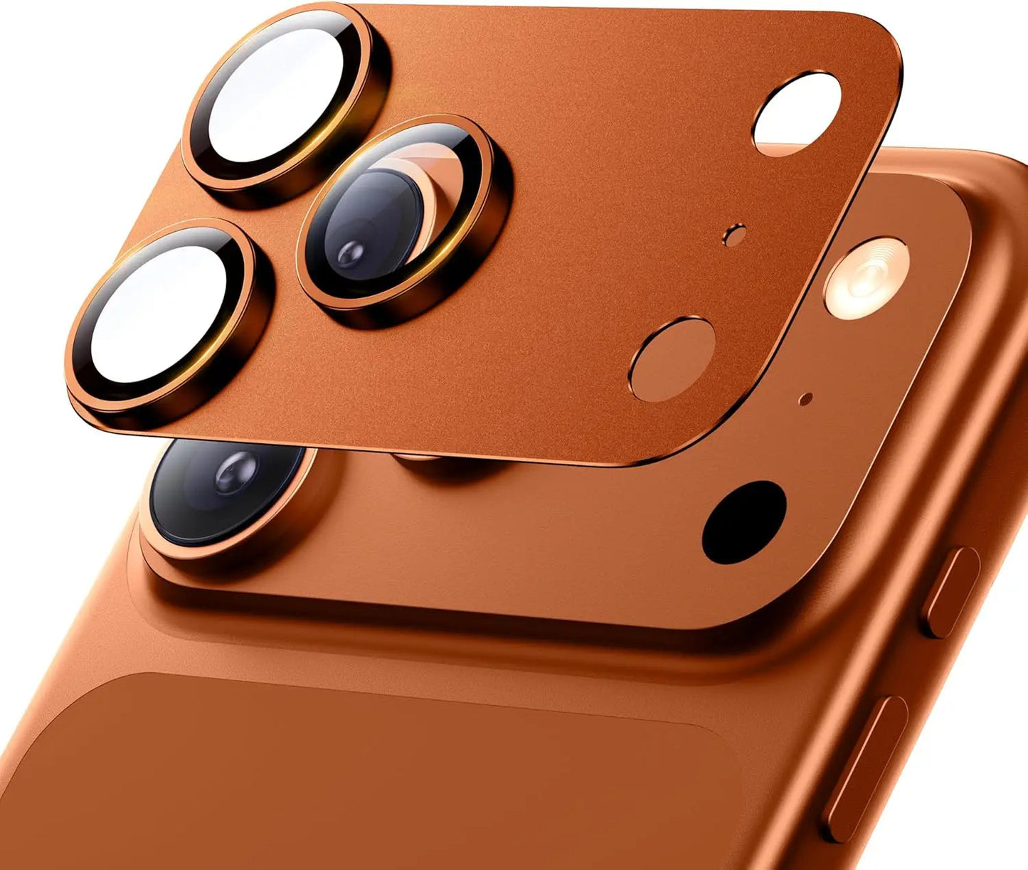 for Phone 17 Pro Max 17Air Camera Lens Protector Strong Adsorption Metal 9H+ Tempered Glass Camera Screen Full Protective Cover RELUX.STORE