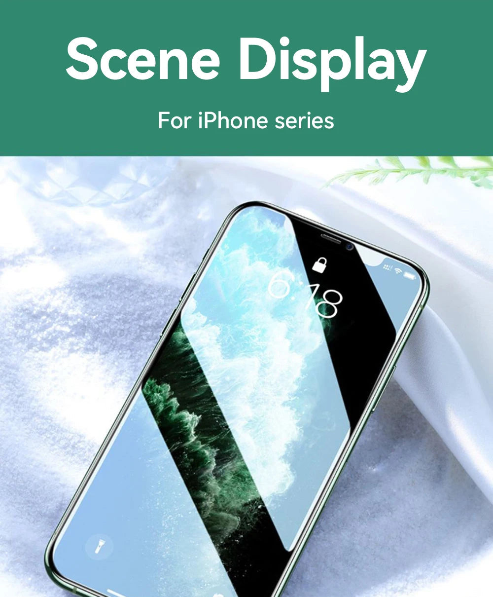 Joyroom 3/2/1PCS HD Glass For iPhone 17 16 15 Pro Max Screen Protector Full Screen Tempered Glass Protection For iPhone 17 16 15 RELUX.STORE