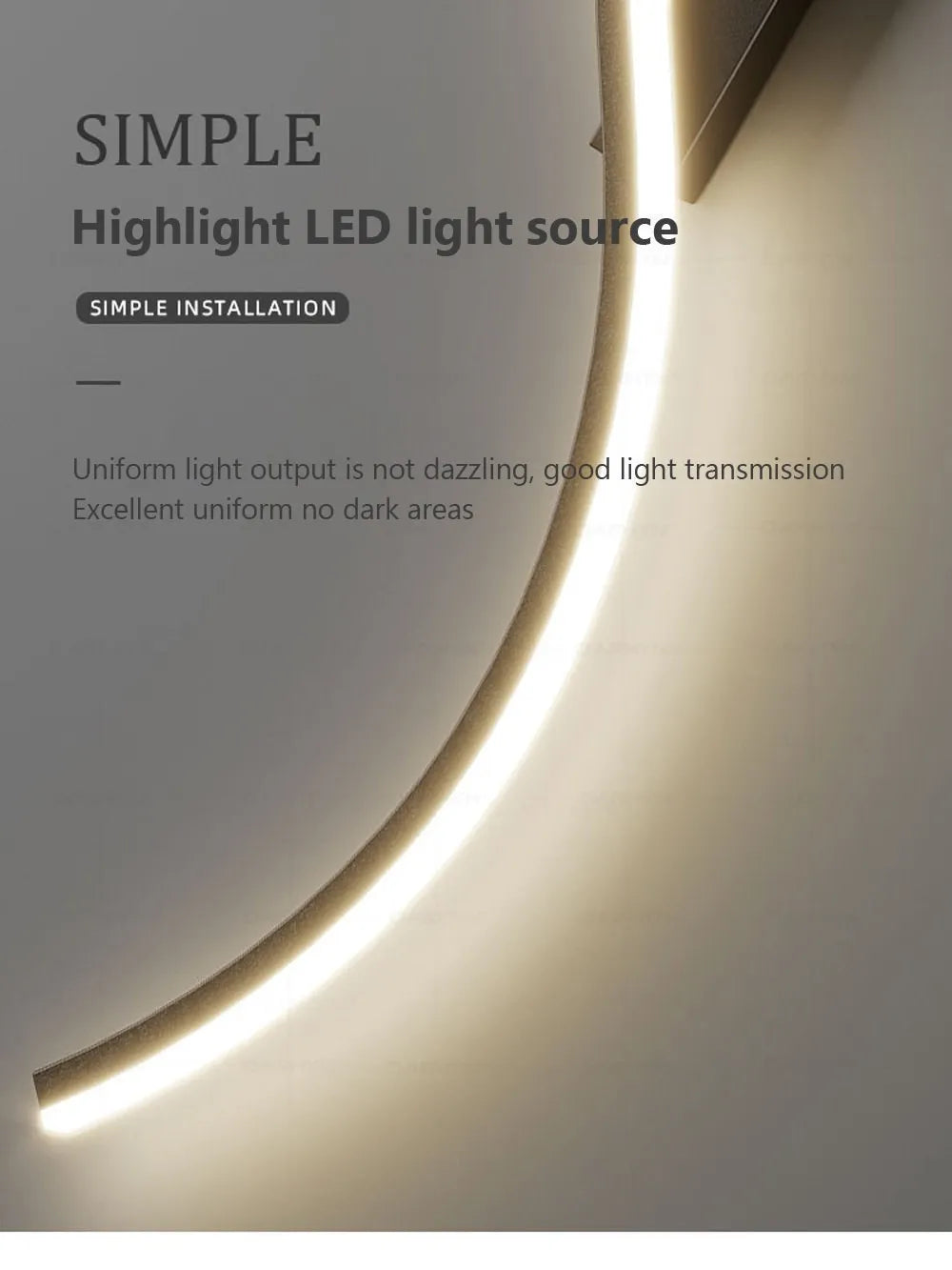 Modern LED Wall Lamp Minimalist Led Light Bedroom Bedside Long Strip Wall Sconces Living Room Sofa Home Indoor Lighting Fixture RELUX.STORE