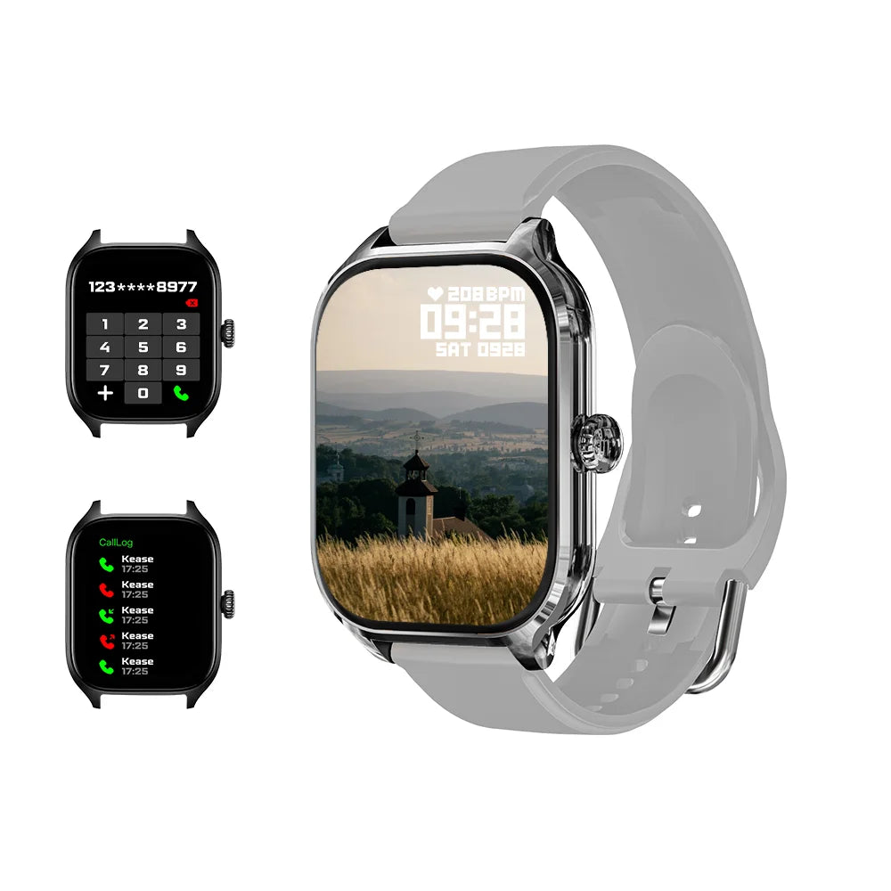 LAXASFIT New H9 Promax Smart Watch Dial to Answer Calls Calorie Tracking Heart Rate Oximetry Monitoring Bluetooth Smartwatch
