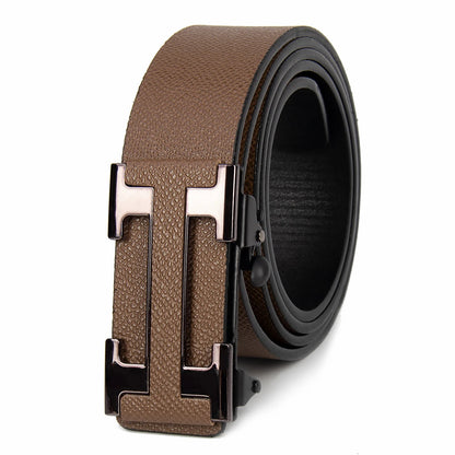 Famous Style Male Brand Belt Men  Men's Business Belts Durable dark colored gift item RELUX.STORE