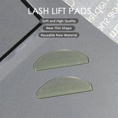 Libeauty 1 Pair Lash Softening Pads Silicone Eyelash Perm Pads Lashes Rods Shield Lifting Eyelash Accessories Makeup Tools RELUX.STORE