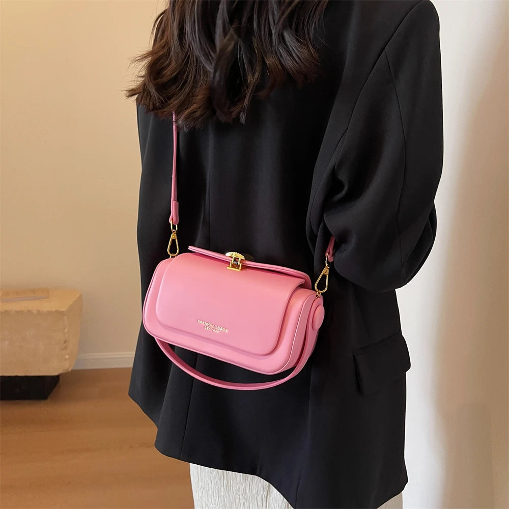 Simple Fashion Mini Square Women Crossbody Bags 2024 Luxury Designer Purses And Handbags Box Shape Pure Color Shoulder Satchels RELUX.STORE