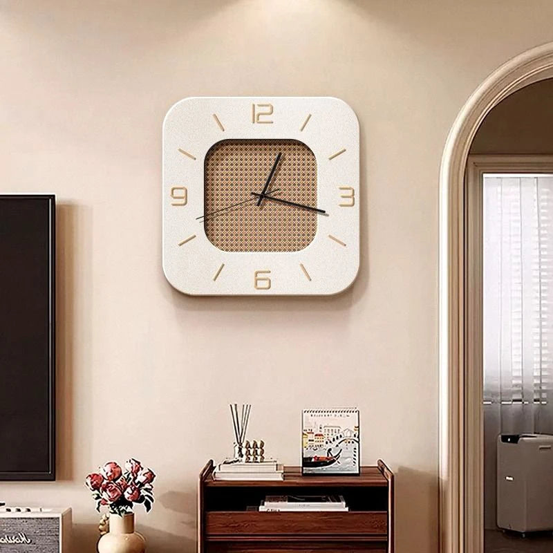 Retro Wall Clock Modern Living Room Luxury Wall Led Watch Nordic Minimalist Clocks Bedroom Silent Clock Interior Ornaments