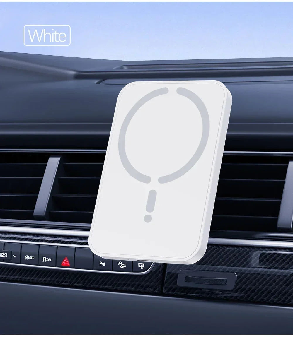 30W Magnetic Wireless Car Charger Air Vent Clip Phone Holder For Magsafe iPhone 16 15 14 13 12 Pro Max Fast Car Charging Stand