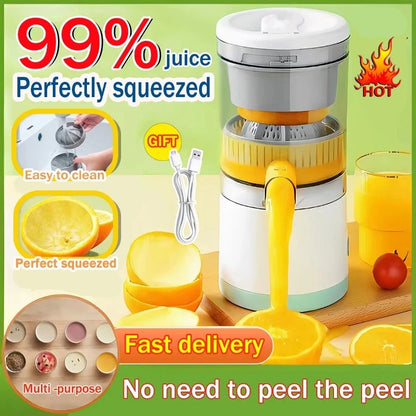 Portable Juice Juice Extractor Fully Automatic Fruit Household Juicer Automatic Orange Lemon Juice USB Extractor Extruder