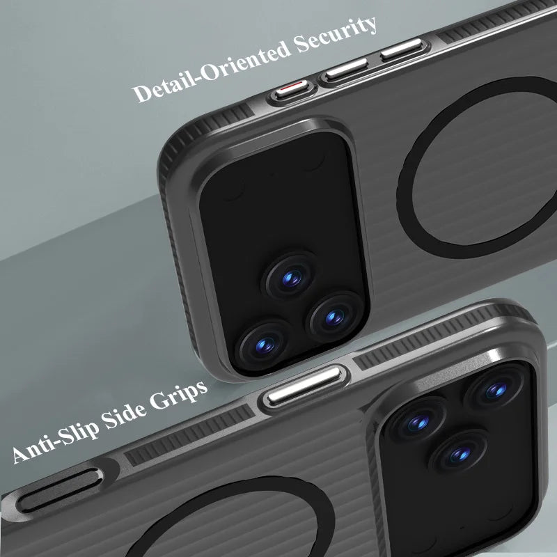 Lereach Magnetic Matte Phone Case for iPhone 17 Pro Max / 17 Air / 17 - PC+Magnet Material, Anti-slip Drop Protection RELUX.STORE
