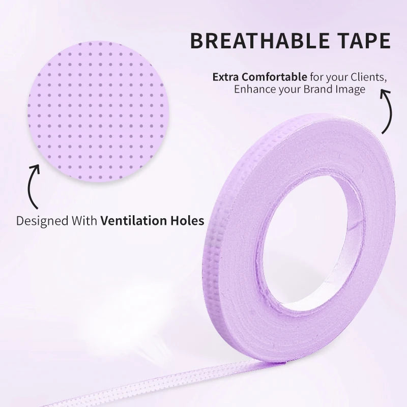 5/10pcs Micropore Tape for Eyelashes Lashes Extension Supplies Accessories Eyelash Tapes for Under Eyes Eyelash Extensions Tape RELUX.STORE