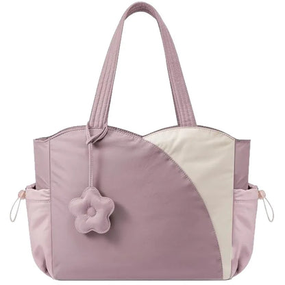 Women's Tote Work Bag for Teachers and Nurses - Daily Travel Handbag with Cup Holder Durable Polyester Fabric