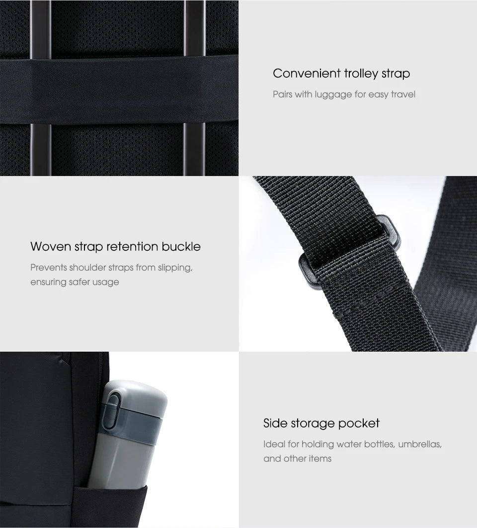 Xiaomi Classic Business Backpack 2 Fashion Laptop Bag for Men and Women Travel Large Capacity Backpack