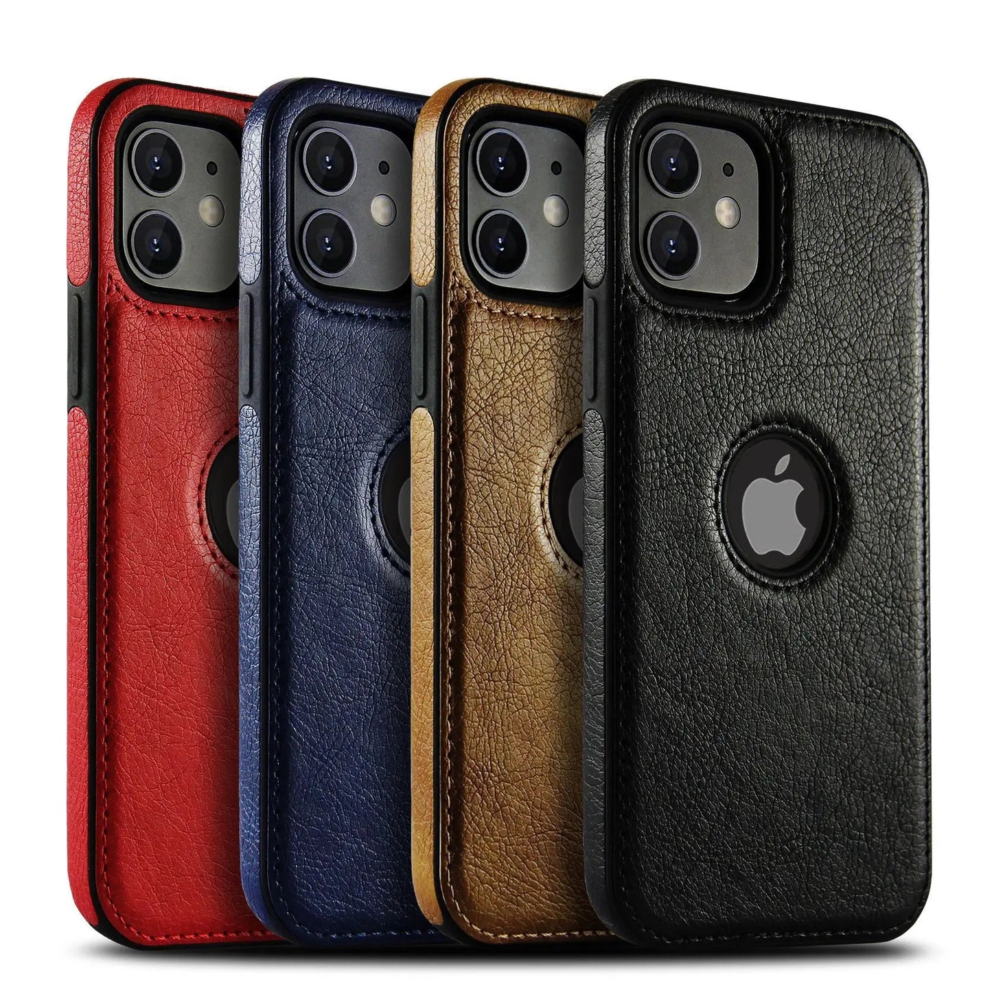 Ultra Thin Slim Business Leather Cover For iPhone 17 Air 16E 16 15 14 12  Pro Max 13 Mini Shockproof Phone Case RELUX.STORE