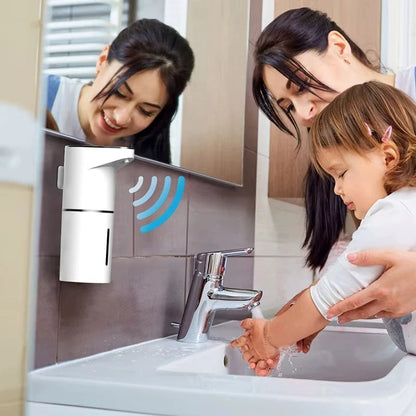 New intelligent induction multi gear contactless wall mounted vertical hand sanitizer rechargeable soap dispenser foam machine RELUX.STORE