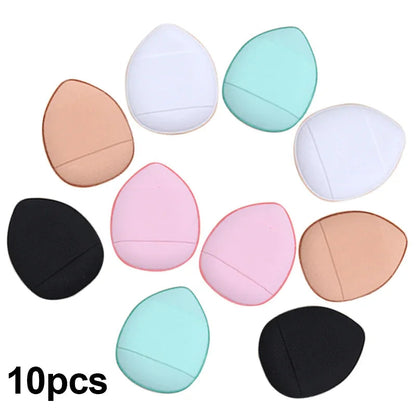 5/10Pcs Mini Finger Puff Foundation Small Air Cushion Powder Sponge Face Concealer BB Cream Cosmetic Applicator Makeup Tools RELUX.STORE