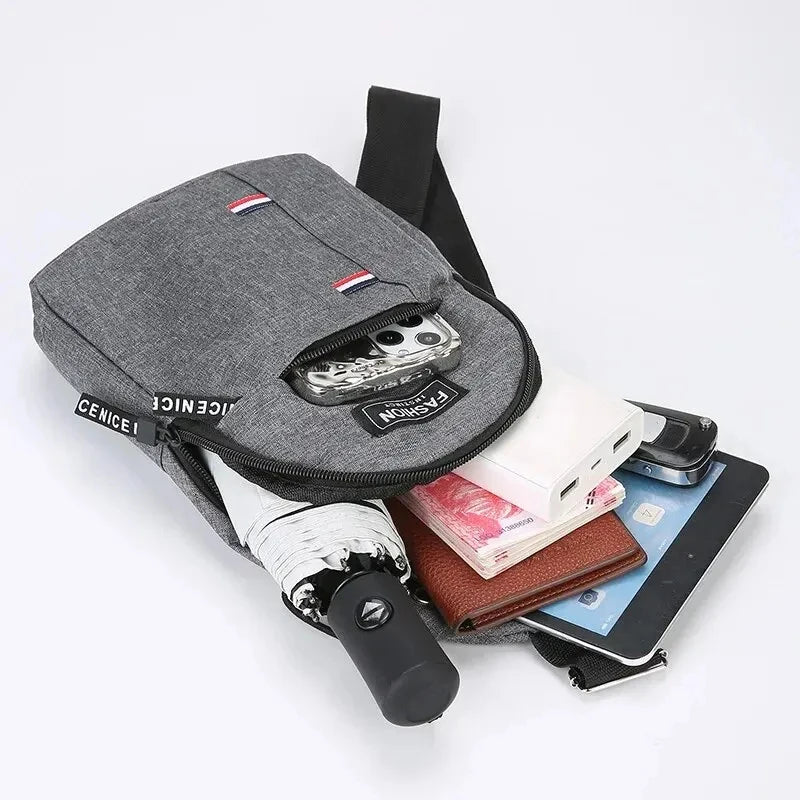 Fashionable and Trendy Lightweight Single Minimalist Shoulder Crossbody Bag for Men with Large Capacity for Leisure and Sports RELUX.STORE