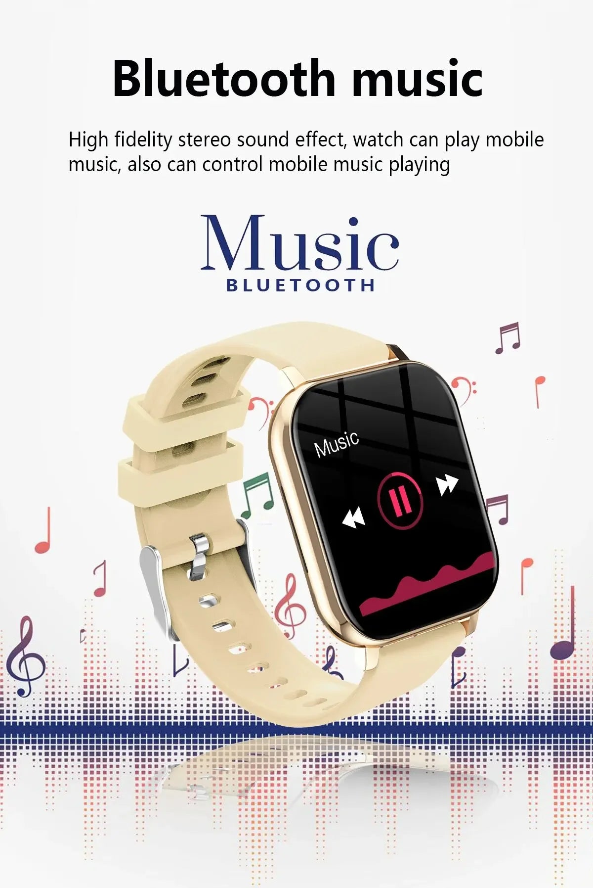LAXASFIT Smart Watch For Men Women Gift Sports Fitness Watches Bluetooth Calls Digital Smartwatch Wristwatch