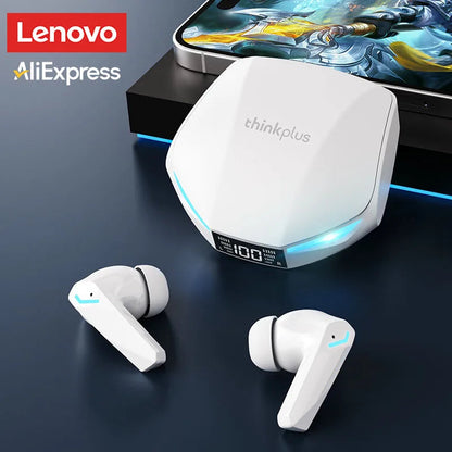 Lenovo XT53 Wireless Upgrade Bluetooth 5.4 Earphones Ultra Long Endurance Low Latency Gaming Headset LED Digital Display Earbuds RELUX.STORE