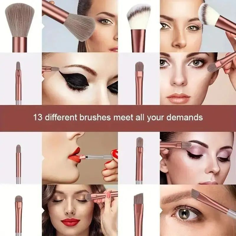 Makeup Brush Set Soft Fluffy Professiona Cosmetic Foundation Powder Eyeshadow Kabuki Blending Make Up Brush Beauty Tool Makeup RELUX.STORE