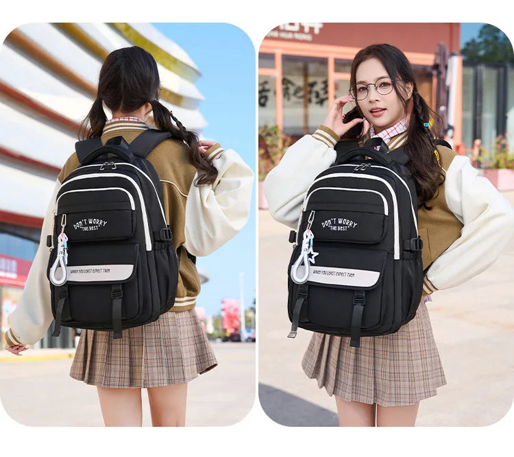 Fashion Girls School Backpack School Bags Teenage laptop Backpack Casual Travel backpack Book Bag Children schoolbag Waterproof