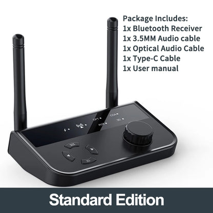3D Stereo Bluetooth 5.3 Audio Receiver Optical/Coaxial/3.5mm AUX Analog Digital Signal Output Wirelss Adapter For Car Speaker