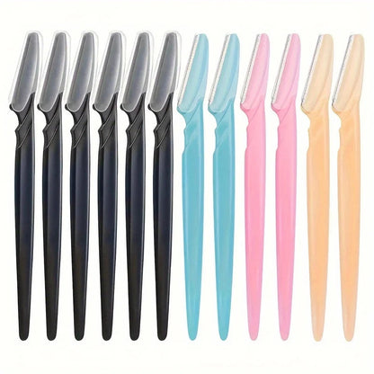 3/5/6/12/24Pcs Multifunction Eyebrow Razor Kit - Precise Trimming, Shaping,Facial Hair Removal Tool with Easy Grip Handle RELUX.STORE