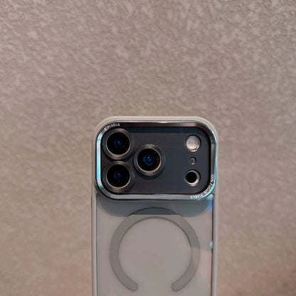 Transparent Magnetic Phone Case For iPhone 17 16 15 14 13 12 11 Pro Max Plus 17Air Metal Lens Protection Shockproof Hard Cover RELUX.STORE