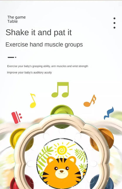 Baby Musical Instruments Drum Toys Montessori Learning Toys for Toddlers 1-3 Baby Early Hand Development Interactive Music Toys - RELUX.STORE