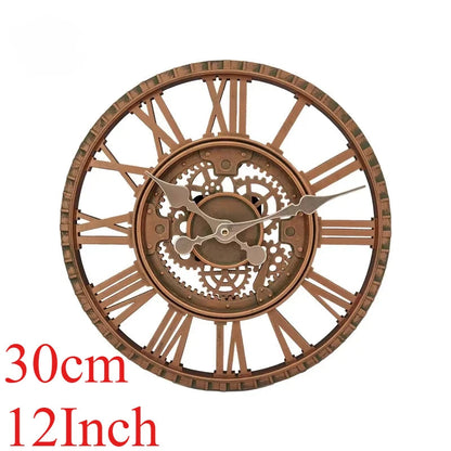 Hot Sale Outdoor Waterproof Creative Gift Home Office Vintage Resin Clock RELUX.STORE