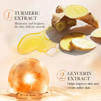Turmeric Whitening Face Cream Wrinkle Removal Lighten Fine Lines Makes Skin Look More Youthful Birghten Moisturize Facial Care RELUX.STORE