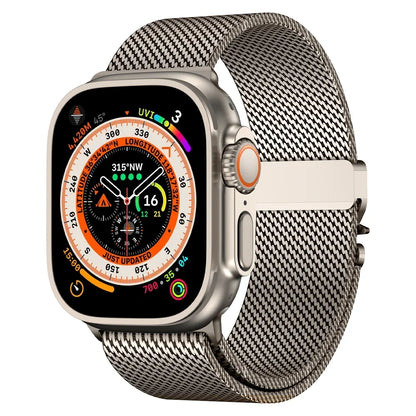 Milanese Loop Strap For Apple Watch Band Ultra 2 49mm 46mm 45mm 44mm 42mm Stainless Steel Metal for iWatch Series 10 9 8 7 6 5 4