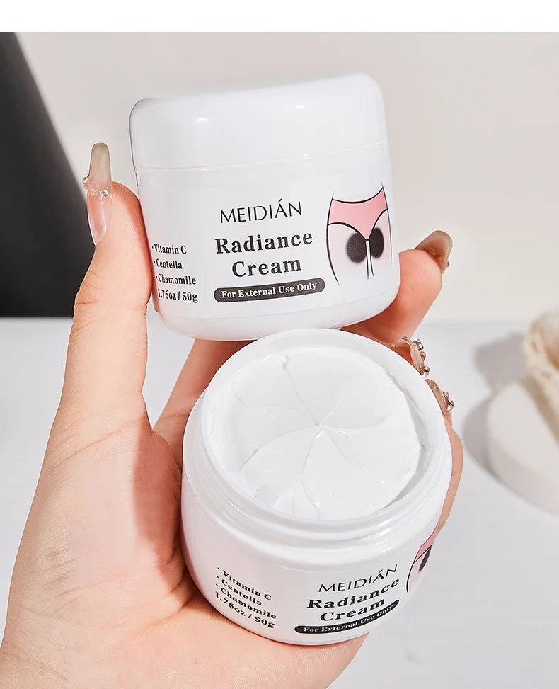 MEDIAN Radiance Cream For Body Brightening Elbows Knees Underarms Dark Spot Corrector Vitamin C Moisturizing Korean Skincare RELUX.STORE