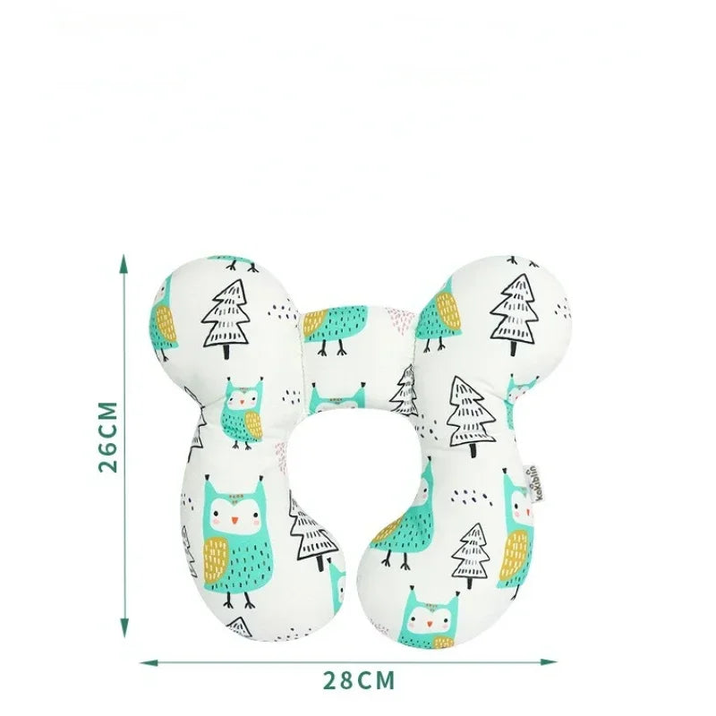 New Baby Pillow Protective Travel Car Seat Head Neck Support Pillows Newborn Children U Shape Headrest Toddler Cushion 0-3 Years