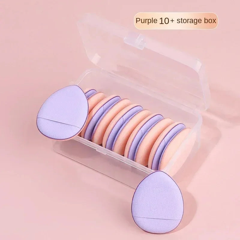 5/10Pcs Mini Finger Puff Foundation Small Air Cushion Powder Sponge Face Concealer BB Cream Cosmetic Applicator Makeup Tools RELUX.STORE