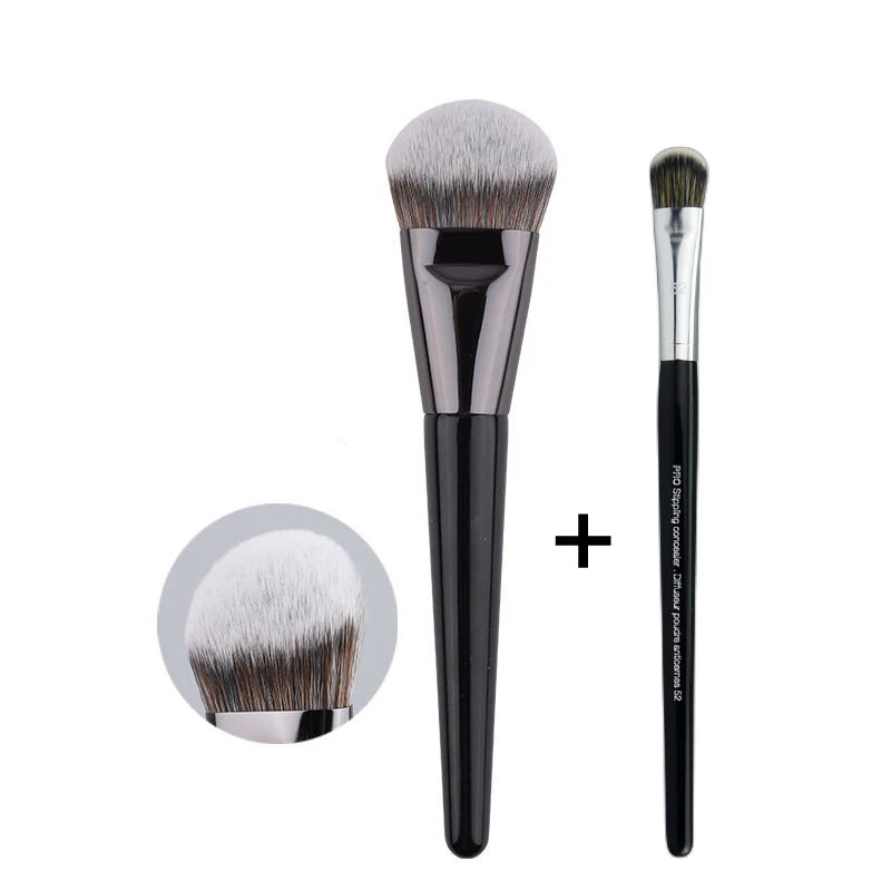 LOYBJ Professional Foundation Brush 47 Broom Head Liquid Foundation Shadow Concealer Brushes Women Face Base Makeup Beauty Tools RELUX.STORE