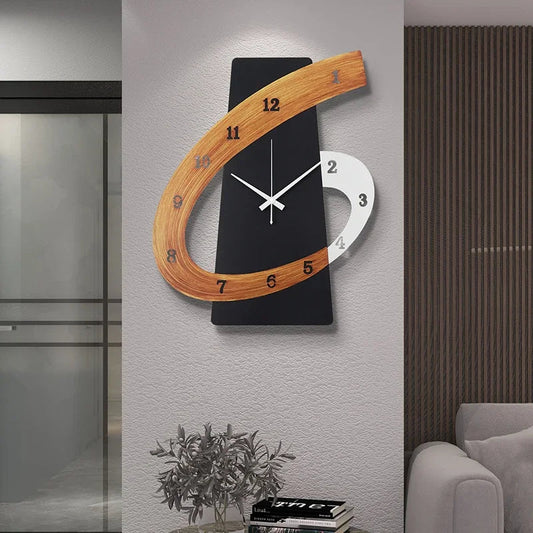 Luxury Design Wall Clock Minimalist Automatic Classic Vintage Nordic Wall Clock Small Retro Digit Mechanic Metal Horloge Decor RELUX.STORE
