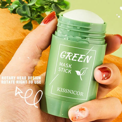 40g Remove Blackhead Green Tea Solid Mask Cleans Pores Stick Facial Blemish Black Dots Shrink Pores Korean Skin Care Cosmetics RELUX.STORE
