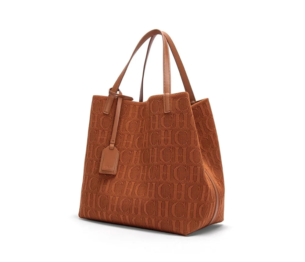 CH Ladies Shoulder Bag Fashion Classic New Pure Color Outer Pocket Ladies Handbag High Quality Craft Large Capacity Handbag RELUX.STORE