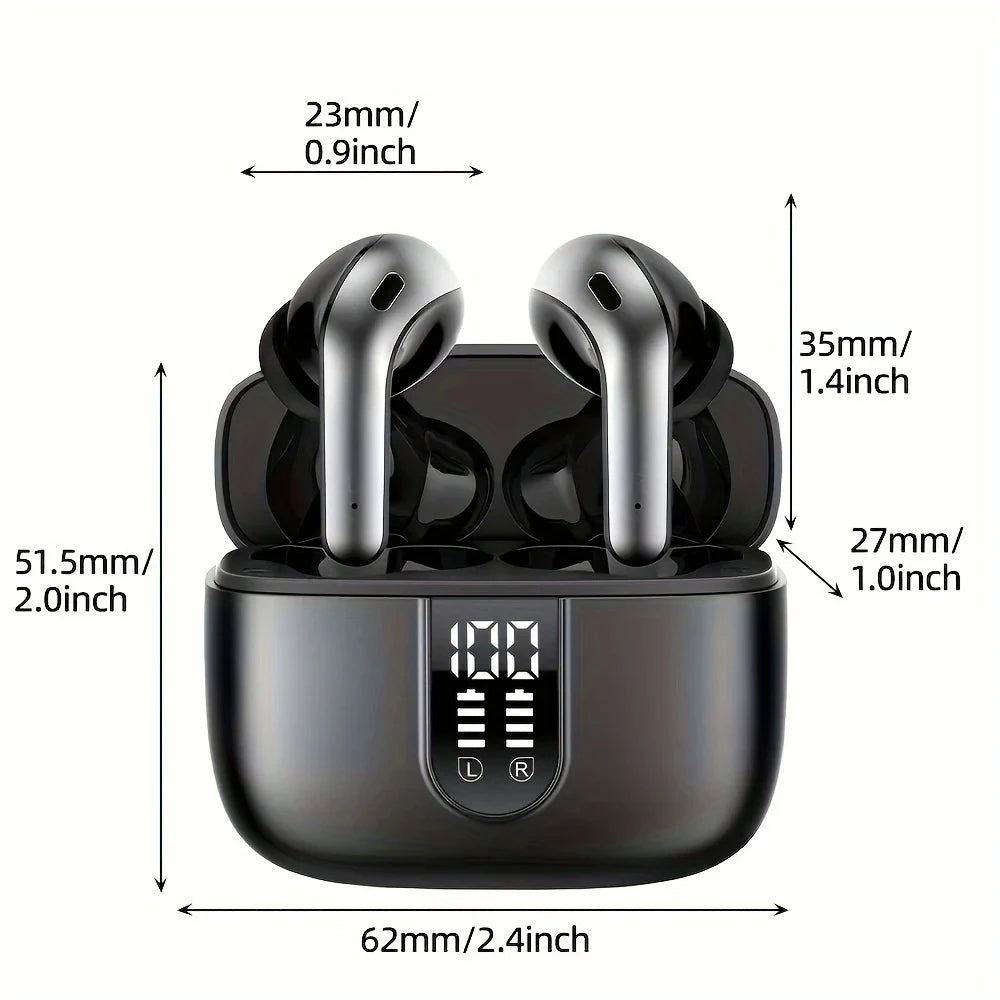 Blue Tooth Headset Touch Control Headphone Voice Control Sports Gaming Earphone With Microphone IPX7 Waterproof Men Women Gift