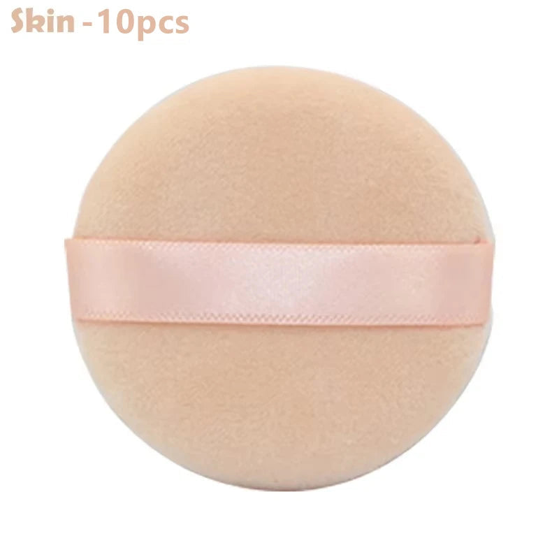 5/10Pcs Round Makeup Sponges Cosmetics Tools Soft Velvet Powder Puff Blender Sponges Facial Foundation Puffs Make Up Accessories RELUX.STORE