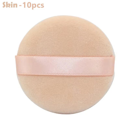 5/10Pcs Round Makeup Sponges Cosmetics Tools Soft Velvet Powder Puff Blender Sponges Facial Foundation Puffs Make Up Accessories RELUX.STORE